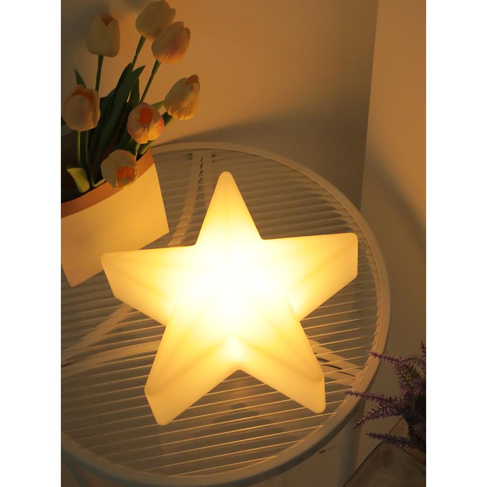 星星小夜灯充电式儿童房间卧室床头睡眠灯婴儿喂奶台灯女生宿舍用