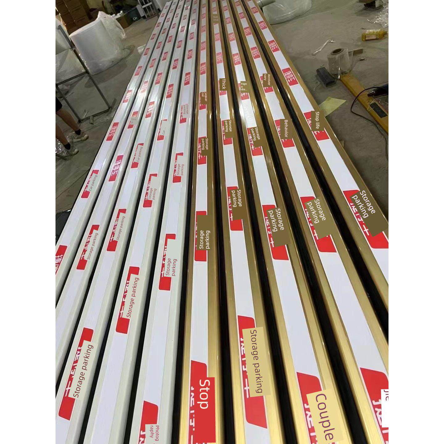 捷停车道闸杆加厚80*30加厚80*40带胶条挡车杆栅栏杆捷停车升降杆