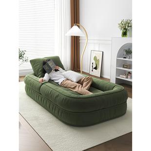 懒人沙发人类狗窝榻榻米可躺可睡躺椅卧室单人可折叠沙发床窝窝椅