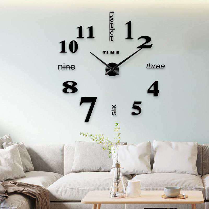 简约超大挂钟客厅创意艺术时钟家用DIY个性时尚3D立体钟墙贴挂表,家居饰品,挂钟,淘宝优惠券,粉丝福利购,淘宝优惠卷