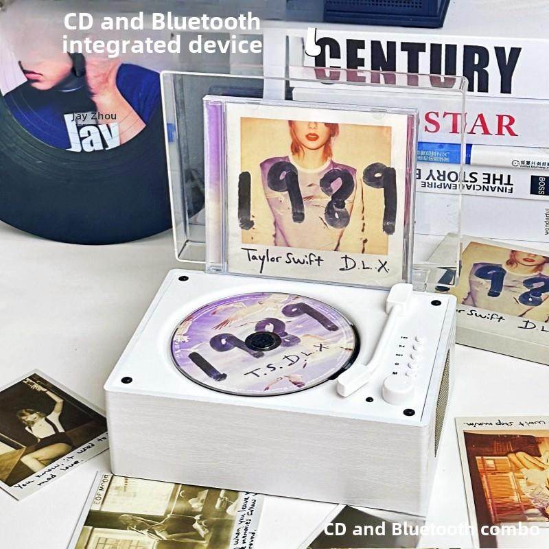 覆古Cd播放器专辑播放器蓝牙集成音频家庭Cd光盘便携式高质量