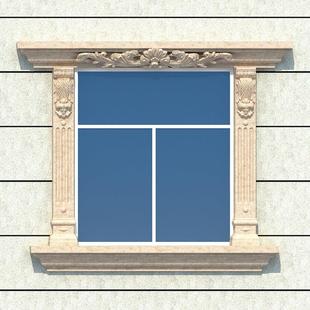 窗套模具罗马柱窗户模型欧式别墅方形线 线条水泥柱外墙窗线 线包