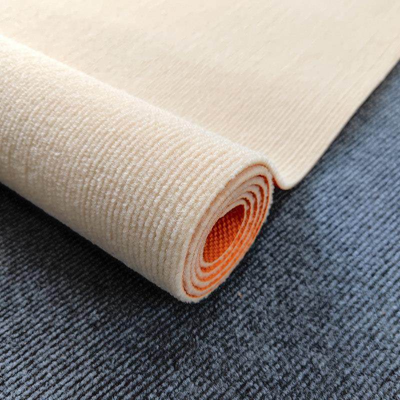 隔音地毯米白色拍照毯客厅卧室地板垫子减震静音垫纯色办公室地垫