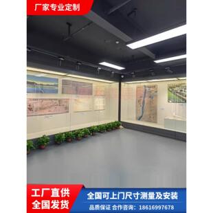 博物馆玻璃展示柜烤漆展览柜雕像文物金属壁龛展柜古董陈列柜定制