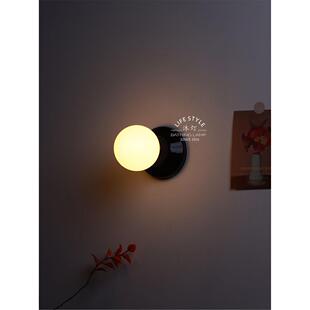 木灯2024新走廊壁灯斯堪的纳维亚休闲覆古门廊入口花园工作服壁灯