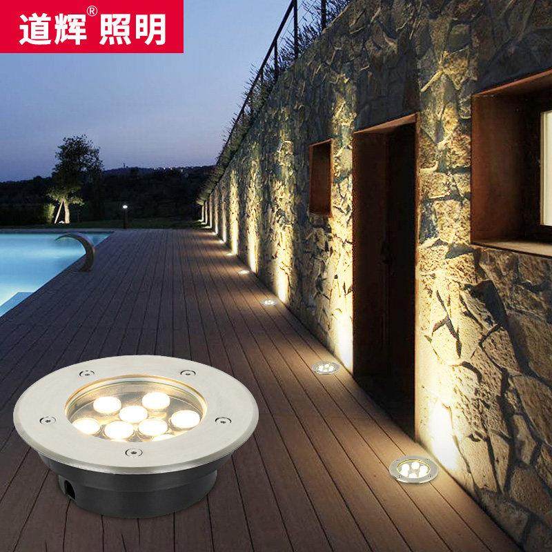 超薄地埋灯led户外防水庭院灯花园别墅地灯嵌入式不锈钢地面射灯,家装灯饰光源,地埋灯,淘宝优惠券,粉丝福利购,淘宝优惠卷