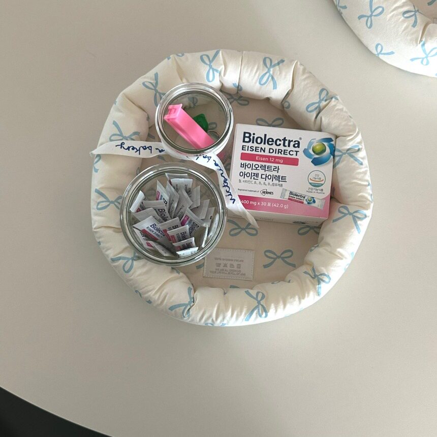 拍照道具蝴蝶结圆形置物