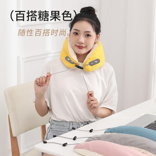 u型枕日系马卡龙色颈枕办
