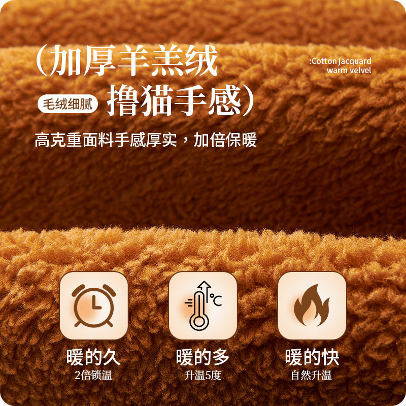 羊羔绒高级感沙发盖垫秋