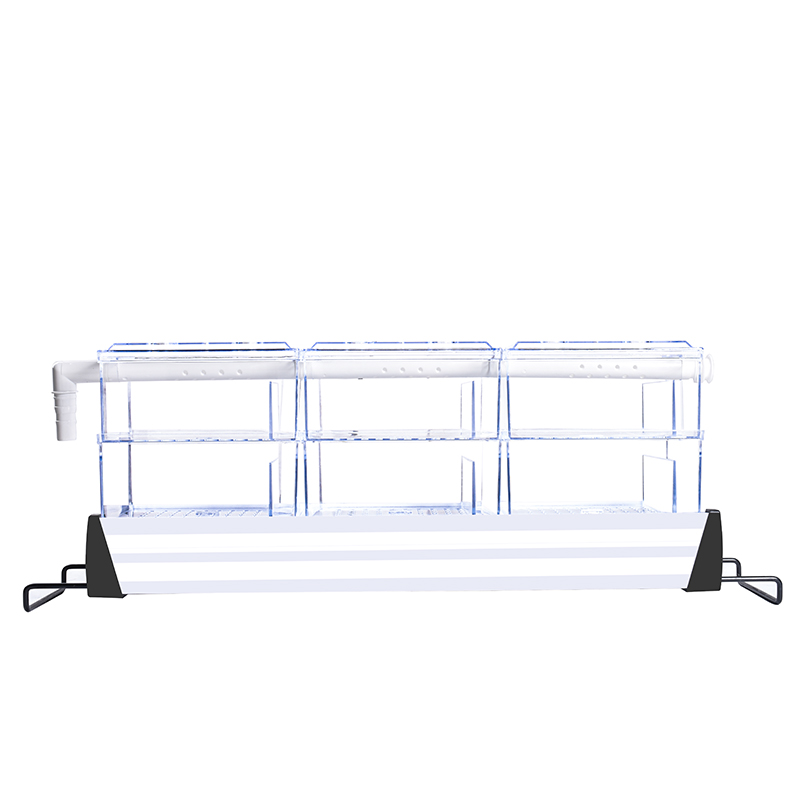 热销鱼缸过滤滴流盒上部过滤槽可加层小盒过滤支架 龟缸过滤盒雨