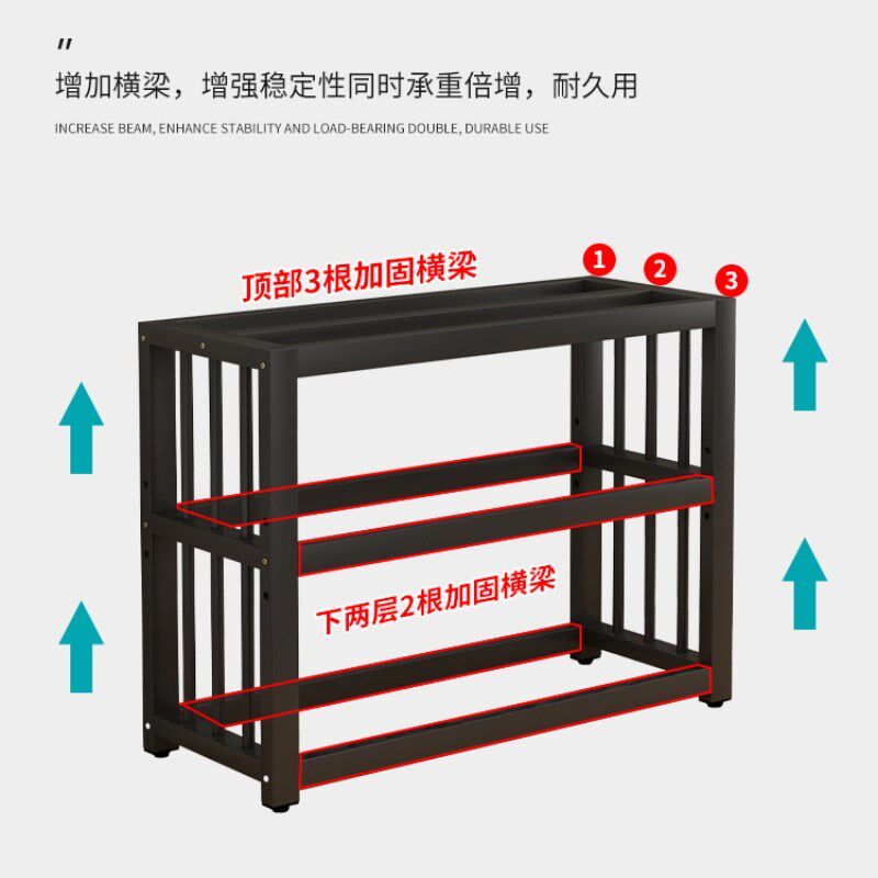 热销客厅鱼缸底柜创意鱼缸架置物架钢木鱼缸柜三层储物架子水族馆