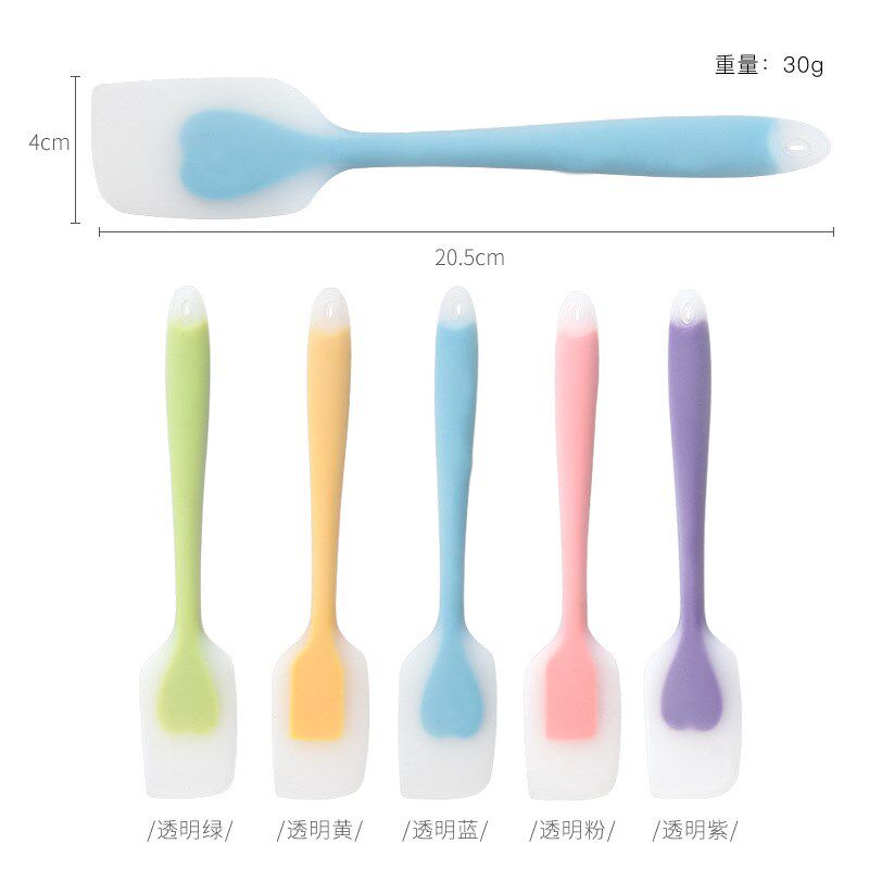 热销耐高温大小号硅胶一体式刮刀蛋糕刮板家用奶油抹刀搅拌刀烘焙