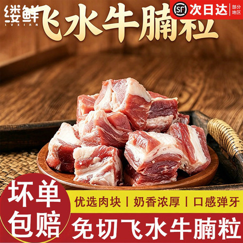 飞水半成品广式牛腩粒商用批发