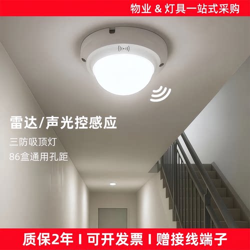 楼梯过道声控灯物业旧楼改造