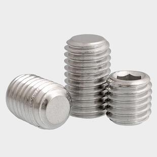 M6M8M10专UTO用铝型配件内六角丝平端紧定螺螺钉机米材顶丝