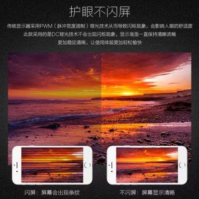 19寸办公电脑显示器17/20/22英寸台式高清显示屏24曲面27寸无边框