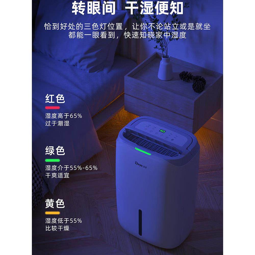 德业（Deye）除湿机/抽湿机智能生态卧室除湿量20升/天DYD-W20A3