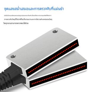 矩形矩阵光纤传感器区域检测对射漫反射光栅计数光电感应器放大器