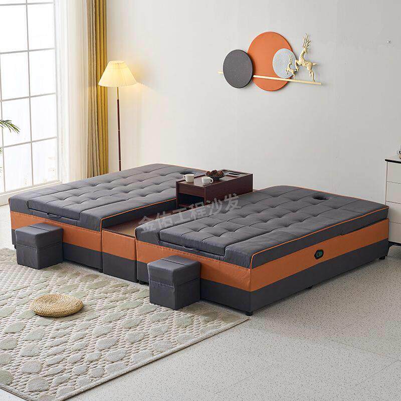 足浴沙发电动足疗沙发躺椅足疗按摩床采耳洗浴中心大厅沙发休息床