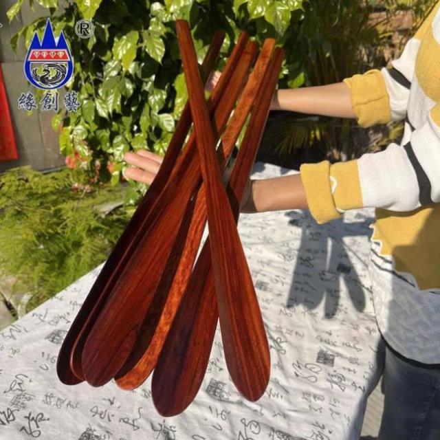 红木缅甸花梨鞋拔子家用加长不弯腰穿鞋抽把子实木大果紫檀提鞋器