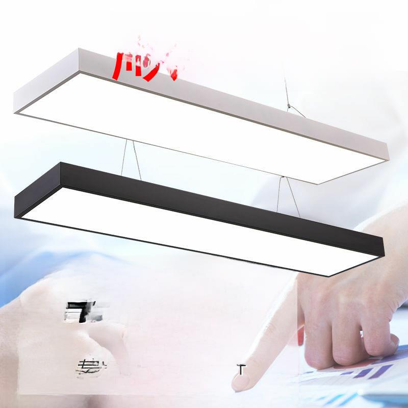 led办公室灯 长方形方通吊线吸顶灯教室商场健身房超亮创意条形灯