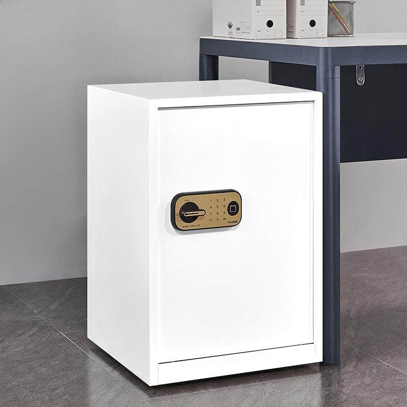 安全家庭迷你小指纹密码全钢防盗保险箱办公室文件柜金融保险箱