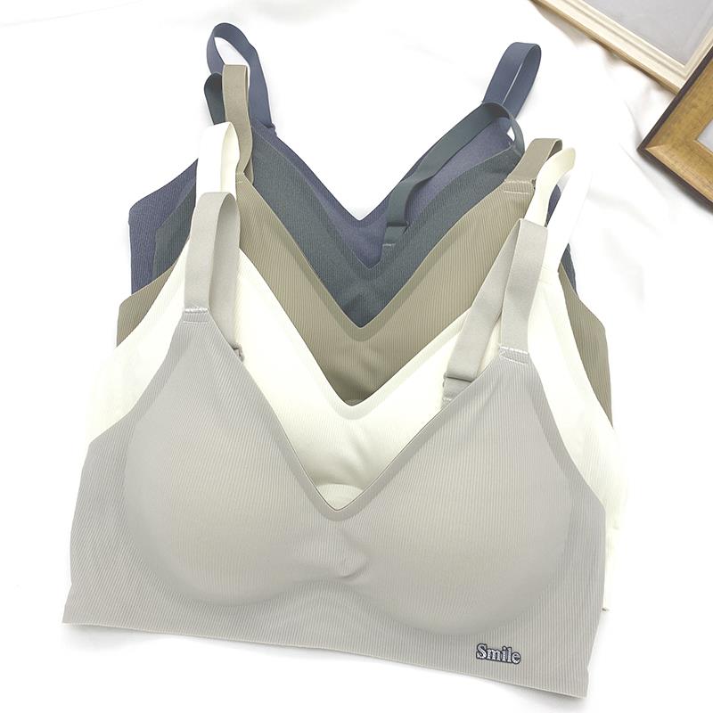 至爱感觉B78无痕内衣果冻胶聚拢软支撑防下垂薄杯无钢圈睡眠文胸