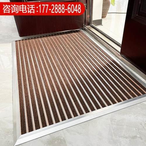 家用户外进门脚垫铝合金入户门防尘地垫门外除尘地毯门口防滑门垫