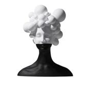 简约现代树脂人物雕塑半雕像摆件软装 饰品家居泡面售楼处轻奢摆设