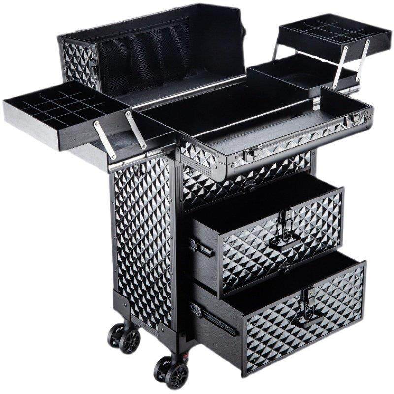 妆百纳高级铝合金大号拉杆化妆箱专业跟妆师美甲纹绣收纳工具箱子,彩妆/香水/美妆工具,化妆/美容工具,淘宝优惠券,粉丝福利购,淘宝优惠卷