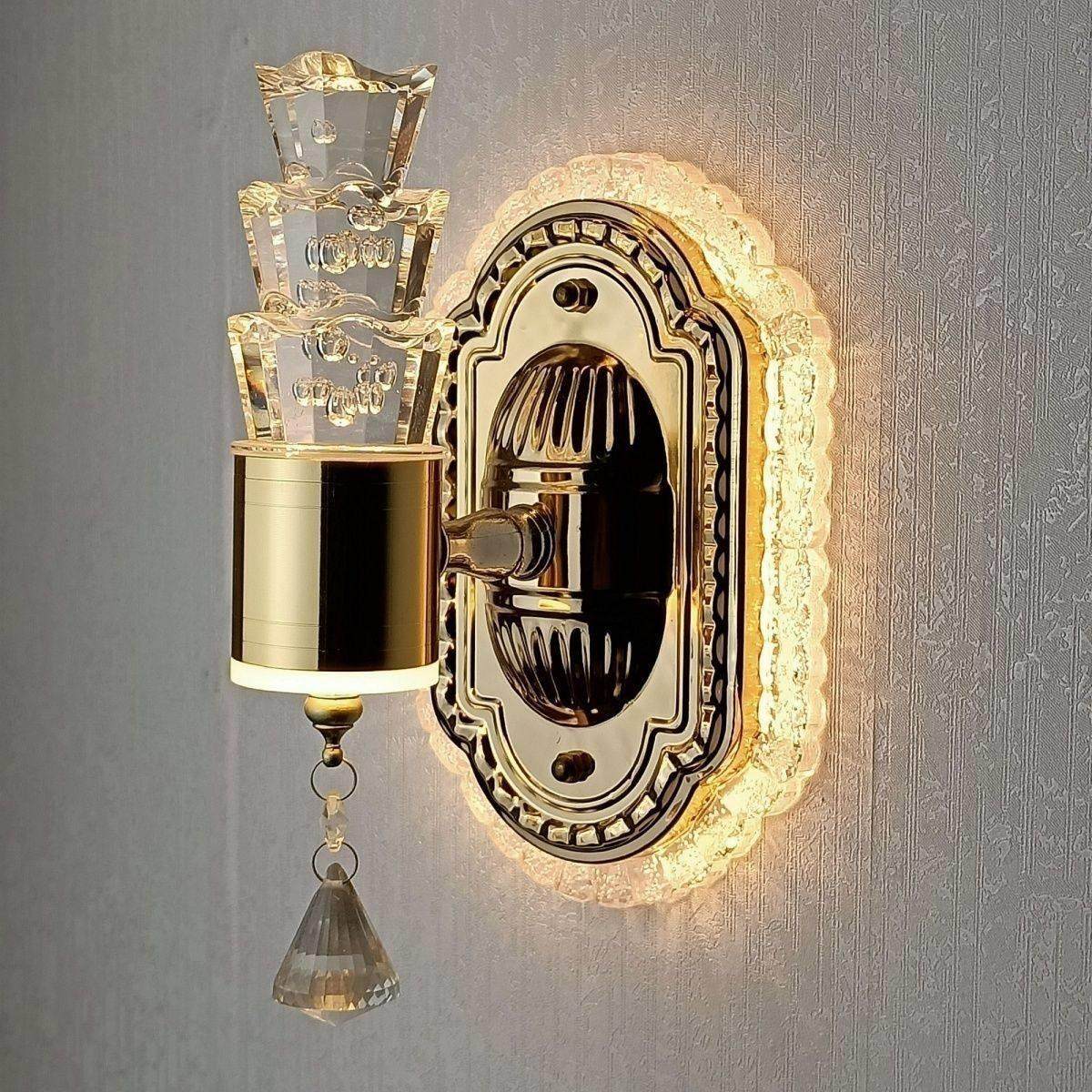 壁灯LED床头灯现代欧式简约创意亚克力卧室客厅过道楼梯墙壁灯,家装灯饰光源,壁灯,淘宝优惠券,粉丝福利购,淘宝优惠卷