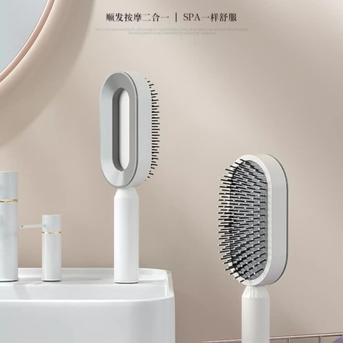 3D气垫梳按压式清洁女士长发专用气囊按摩梳家用梳子
