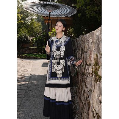 2025新款彝族服饰半身裙套装