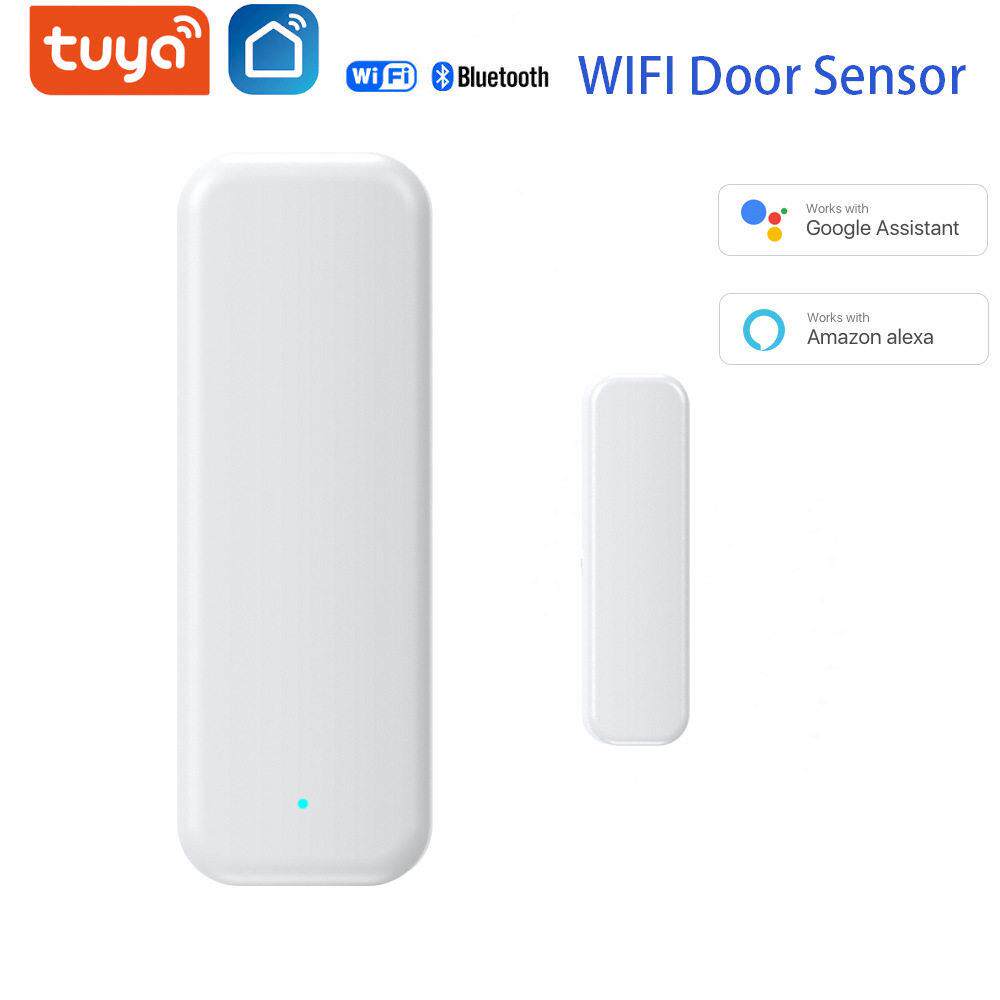 涂鸦wifi门磁报警器WIFI door sensor对接音箱涂鸦WIFI门窗感应器
