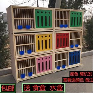 鴿具巢箱鴿子巢箱信鴿配對籠賽鴿巢箱鴿子配對籠鴿子用品實木鴿籠