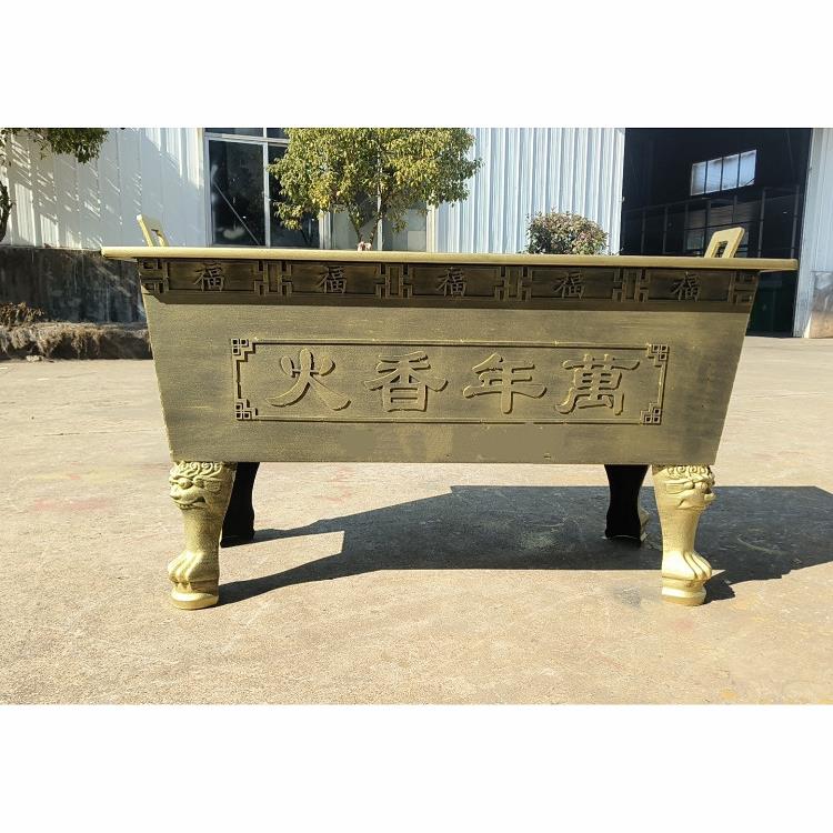 香炉鼎镀锌板铸铁合制炉寺庙祠堂佛堂家用祠堂道观室内外香炉
