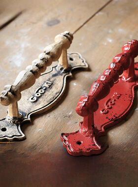 格奥琦「铸铁」覆古木门把手大拉手彷古移门推拉门把手谷仓门拉手