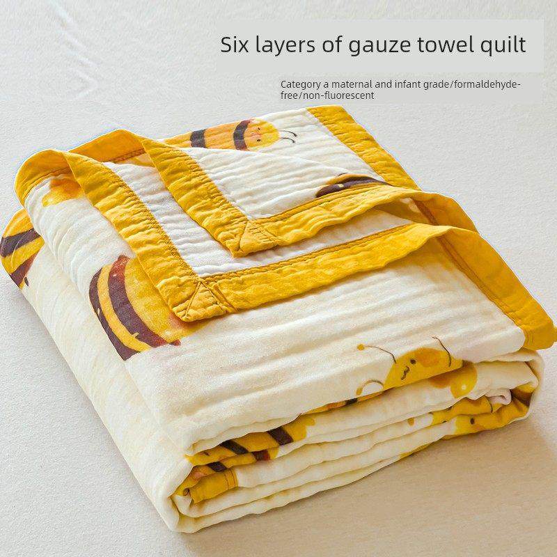全棉六层纱布毛巾被纯棉宝宝婴儿童夏季薄毛毯沙发单人午休小毯子,床上用品,休闲毯/毛毯/绒毯,淘宝优惠券,粉丝福利购,淘宝优惠卷