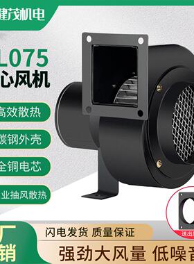 KL075/75W多翼式离心风机小功率大风量抽风引风机灶风机设备散热