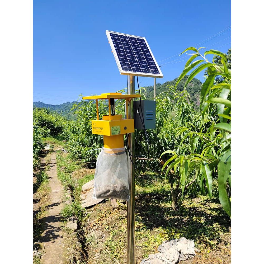 太阳能杀虫灯农用灭虫灯户外防水果园频振式捕虫灯光控养殖诱虫灯