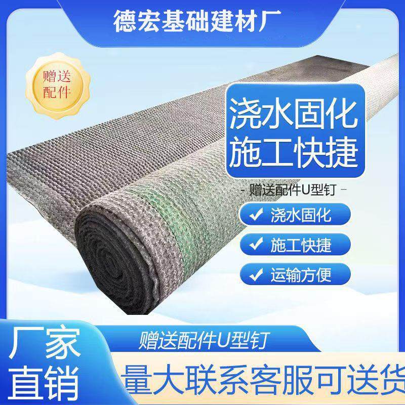 水泥毯浇水固化鱼塘护坡新型混凝土沟渠河道改造基坑固土毯水泥布,基础建材,基础材料,淘宝优惠券,粉丝福利购,淘宝优惠卷