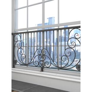 室内阳台护栏铁艺楼梯扶手装饰阁楼栏杆飘窗防护栏扶手支持定做制