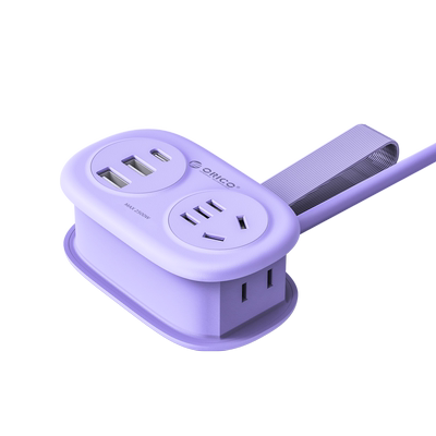 奥睿科便携旅行插座USB口袋插排