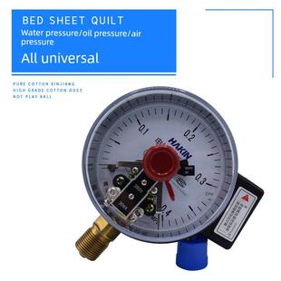 哈金青岛华清磁力功耗压力表220V380不锈钢电接点压力表Yxc100