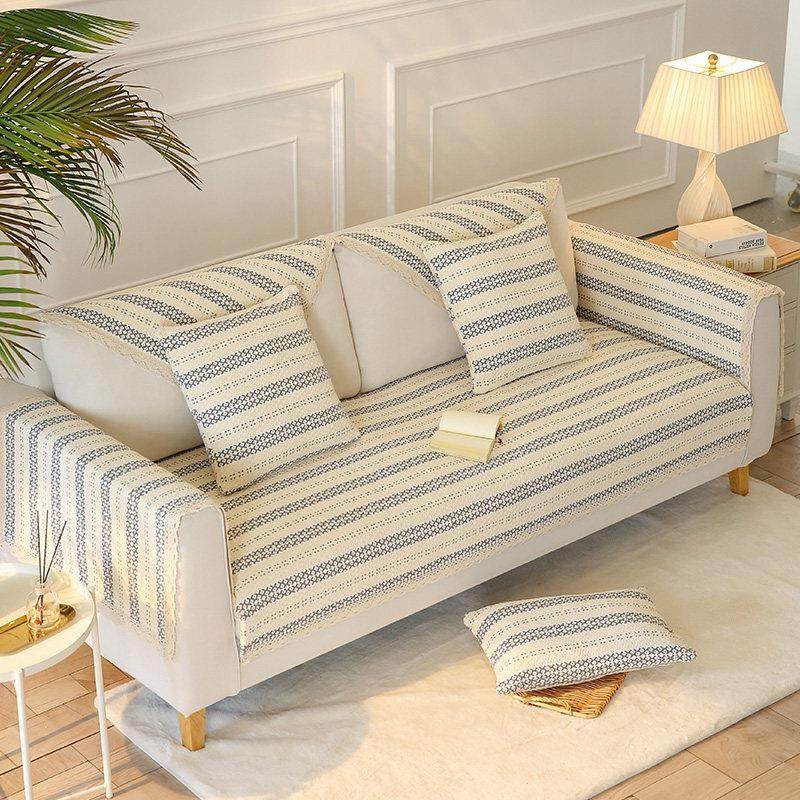 棉麻加厚沙发垫四季通用简约现代防滑亚麻盖布实木沙发坐垫套罩巾,居家布艺,沙发垫,淘宝优惠券,粉丝福利购,淘宝优惠卷