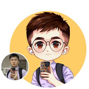 男生卡通头像绘制与约稿服务 原创快手风格 真人漫画Q版 头像设计