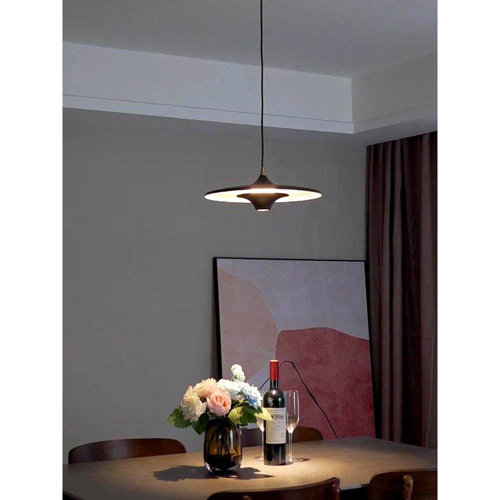 餐桌简约创意飞碟吊灯饭厅极简北欧后现代餐厅床头吧前台圆麻将灯,家装灯饰光源,餐厅吊灯,淘宝优惠券,粉丝福利购,淘宝优惠卷