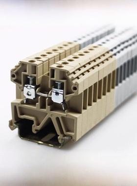 Sak2.5En/6/10/25/35/2.5Rd端子座Jxb-2.5En纯铜轨道端子座