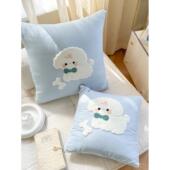 四季 卡通抱枕被子两用办公室多功能午休空调靠垫被二合一汽车载枕