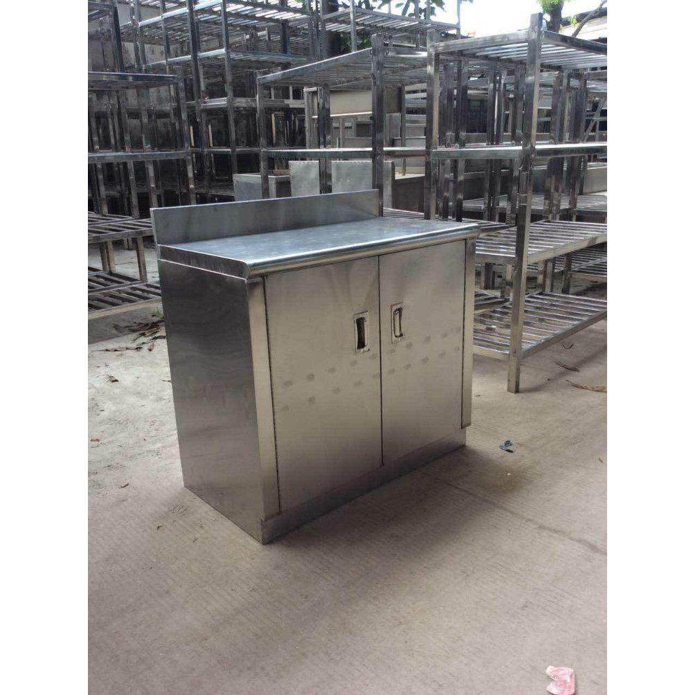 不锈钢柜阳台柜工具柜杂物柜办公茶水柜双门双层可定做,商业/办公家具,办公茶水柜,淘宝优惠券,粉丝福利购,淘宝优惠卷